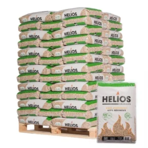 Helios Pellets – Palette mit 65 Säcken à 15 kg